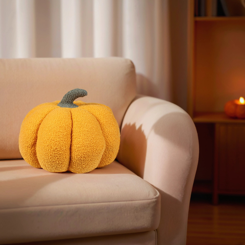 Подушка декоративная HOMECLUB Pumpkin 35х35х22см, полиэстер, Арт. ZI-P2, изображение