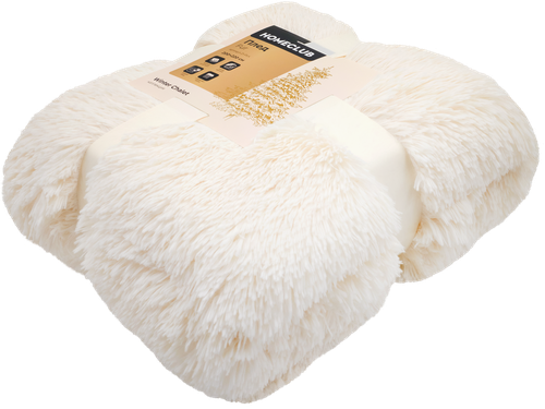 Плед HOMECLUB Cozy Christmas Fur 200x220см, крупный план