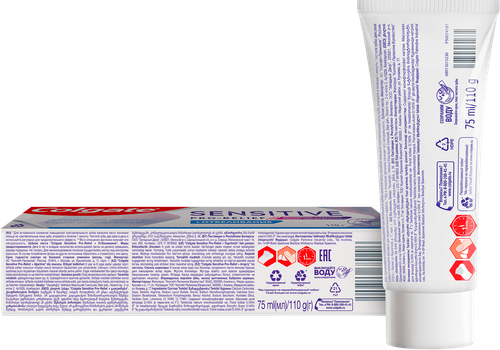 Зубная паста COLGATE Sensitive Pro-Relief отбеливающая, 75мл, вид