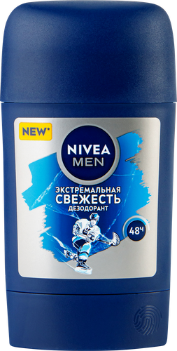 Дезодорант-стик мужской NIVEA Men Экстремальная свежесть, 50мл, детальное фото