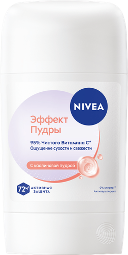 Дезодорант-антиперспирант стик женский NIVEA Fresh Эффект Пудры, 50мл, фотография