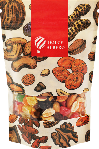 Смесь фруктово-ореховая DOLCE ALBERO орехи и цукаты, 150г, фотография