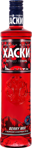 Настойка горькая ХАСКИ Berry Mix 35%, 0.5л, вид