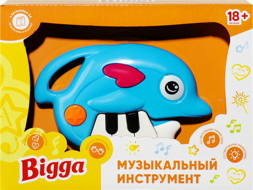 Игрушка BIGGA Музыкальный инструмент со световыми и звуковыми эффектами, Арт. HWNK-740-2, вид