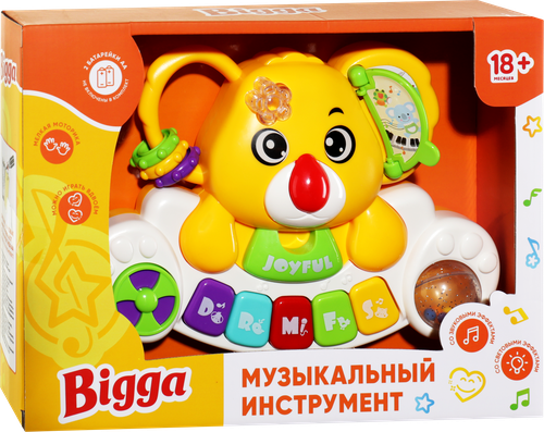 Игрушка BIGGA Музыкальный инструмент со световыми и звуковыми эффектами, Арт. HW503-6, картинка