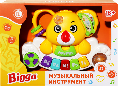 Игрушка BIGGA Музыкальный инструмент со световыми и звуковыми эффектами, Арт. HW503-6, картинка