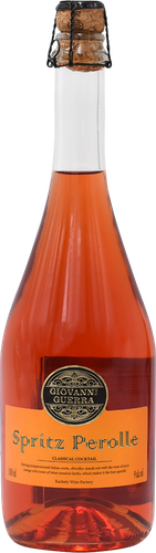 Напиток плодовый алкогольный GIOVANNI GUERRA Spritz Perolle газированный полусладкий, 0.75л, крупный план