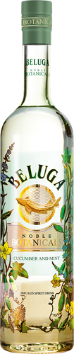 Настойка BELUGA Noble Botanicals огурец и мята, 30%, горькая, 0.7л, вид