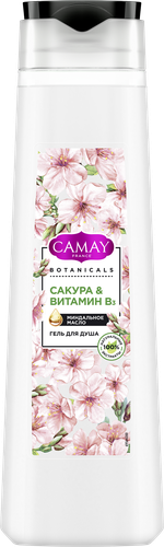 Гель для душа CAMAY Botanicals Японская сакура, 400мл, изображение