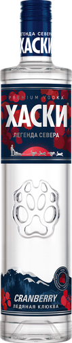 Водка ХАСКИ Cranberry особая 38%, 0.5л, детальное фото