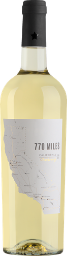 Вино 770 MILES Шардоне белое сухое, 0.75л