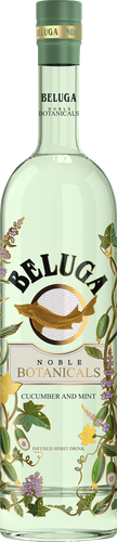 Настойка BELUGA Noble Botanicals огурец и мята 30%, горькая, 0.5л