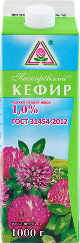 Кефир МЗ ПИСКАРЕВСКИЙ 1%, без змж, 1000г, фото