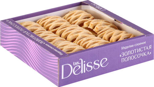 Изделие слоеное DELISSE Золотистая полосочка, 500г, изображение