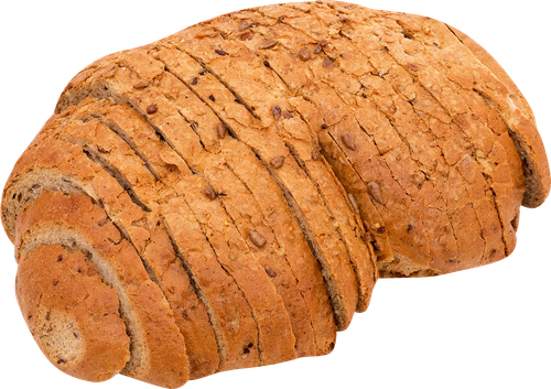 Хлеб Ароматный 7‑ми зерновой, на закваске, в нарезке ЛЕНТА FRESH, 400г, крупный план