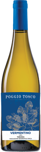 Вино POGGIO TOSCO Верментино Тоскана сортовое белое сухое, 0.75л