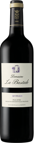 Вино DOMAINE LA BASTIDE Сира ординарное сортовое красное сухое, 0.75л