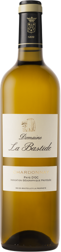 Вино DOMAINE LA BASTIDE Шардоне ординарное сортовое белое сухое, 0.75л