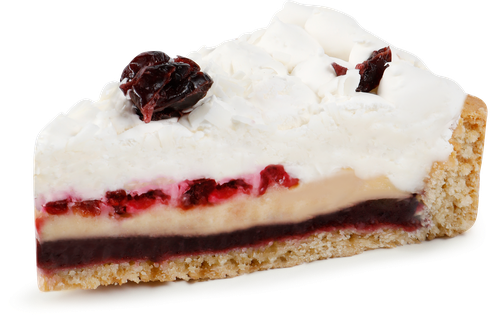 Торт Брусничный с белым шоколадом ЛЕНТА FRESH, 150г, фото