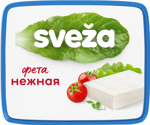 Сыр рассольный SVEZA Фета Нежная 45%, без змж, 250г, детальное фото