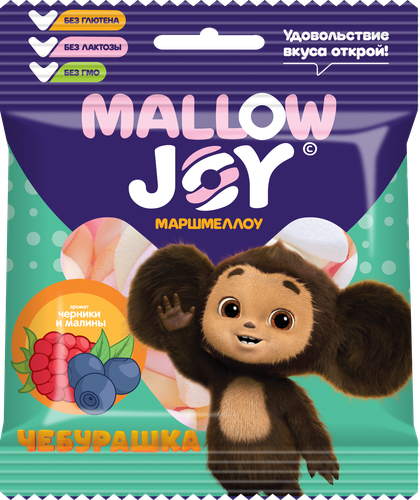 Маршмеллоу MALLOW JOY с ароматом черники и малины, 25г, фото
