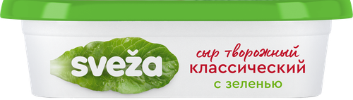 Сыр творожный SVEZA с зеленью 60%, без змж, 150г, картинка