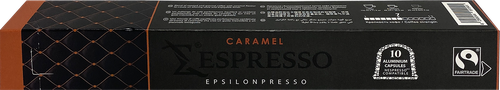 Кофе молотый в капсулах EPSILONPRESSO Caramel жареный, 10кап, вид