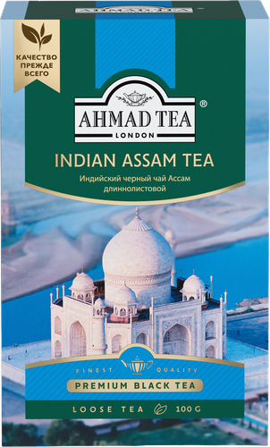 Чай черный AHMAD TEA Индийский Ассам крупнолистовой, 100г, изображение