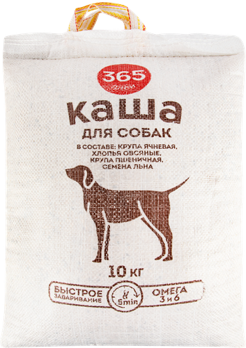 Каша для собак 365 ДНЕЙ Рацион 1, 10кг, изображение