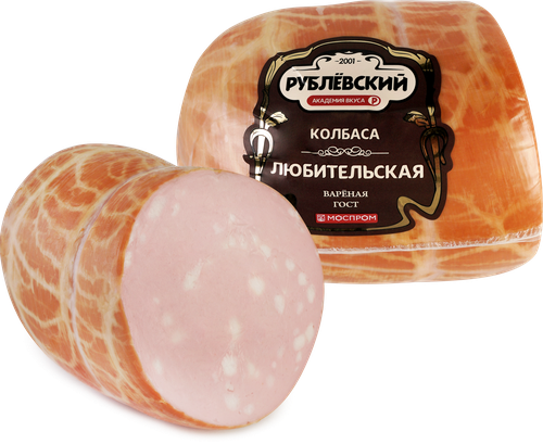 Колбаса вареная РУБЛЁВСКИЙ Любительская, весовая, изображение