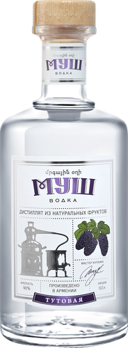Водка ВИКАЛК Муш Тутовая 40%, 0.5л, вид