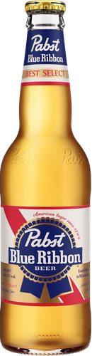 Пиво светлое PABST BLUE RIBBON BEST SELECT фильтрованное пастеризованное 4,7%, 0.44л, фотография