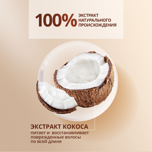 Шампунь для волос ШАУМА Восстановление и уход, 360мл, крупный план