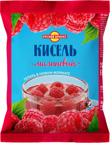 Кисель РУССКИЙ ПРОДУКТ Малиновый, 250г, вид