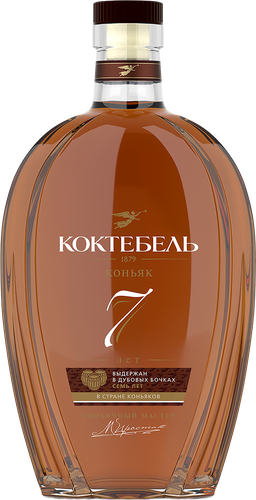Коньяк КОКТЕБЕЛЬ 7 лет выдержанный КВ 40%, 1л, картинка