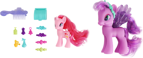 Набор игровой LOLA FUN Пони – 2шт, с аксессуарами, 14 предметов, Арт. 63815 A-B, крупный план