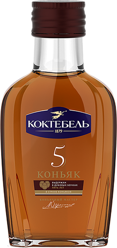 Коньяк КОКТЕБЕЛЬ 5 лет 40%, 0.1л