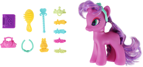 Набор игровой LOLA FUN Пони 14см, с аксессуарами, 13 предметов, Арт. 63811 C-D, крупный план