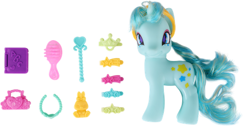 Набор игровой LOLA FUN Пони 14см, с аксессуарами, 13 предметов, Арт. 63811 C-D, крупный план
