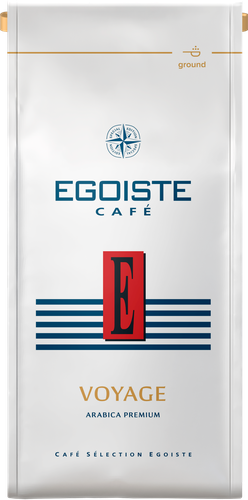 Кофе молотый EGOISTE Voyage, 250г, крупный план