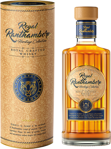 Виски ROYAL RANTHAMBORE купажированный 40%, 0.75л