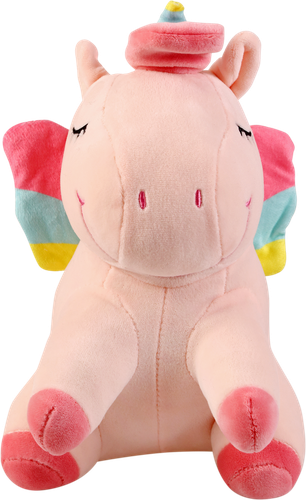 Игрушка мягкая LOLA FUN Плюшевый единорог 25см, Арт. MC1010, крупный план