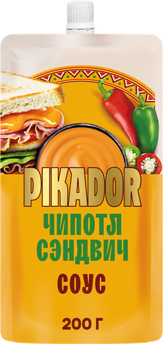 Соус пряный PIKADOR Чипотл Сэндвич, 200г, фотография