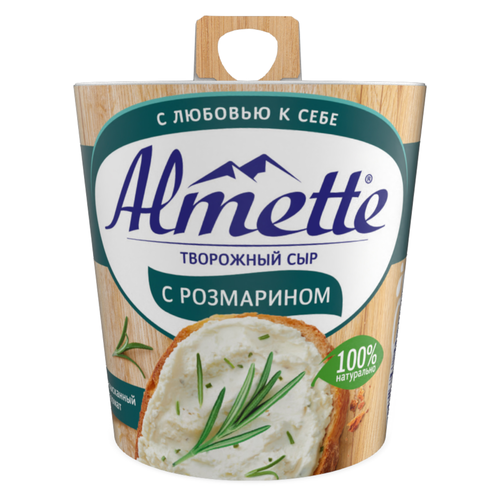 Сыр творожный HOCHLAND Almette с розмарином, без змж, 150г, картинка