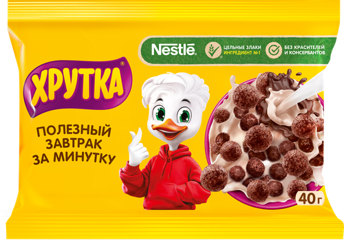 Готовый завтрак ХРУТКА Шоколадные шарики, 40г, детальное фото