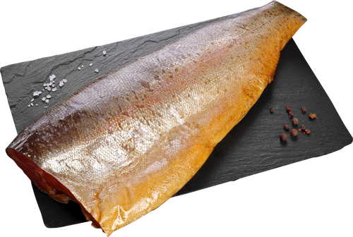 Форель Радужная холодного копчения кусок на коже ЛЕНТА FRESH, весовая, детальное фото