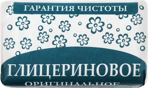 Мыло туалетное ГАРАНТИЯ ЧИСТОТЫ Глицериновое оригинальное, 180г, вид