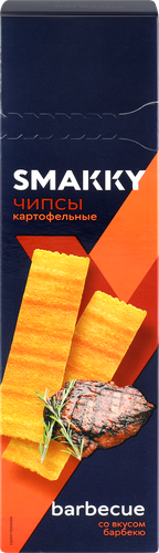 Чипсы картофельные SMAKKY со вкусом барбекю, 100г, изображение