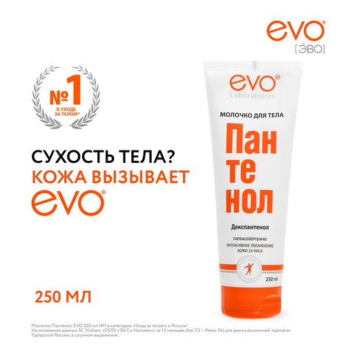Молочко для тела EVO Пантенол, 250мл, вид