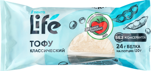 Тофу ЛЕНТА LIFE, 120г, картинка